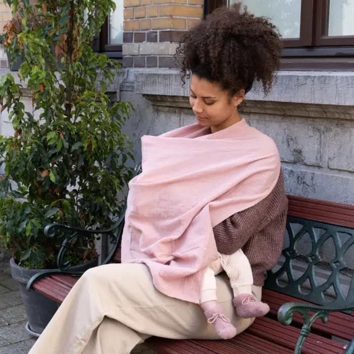Doomoo La cape d'allaitement Mom'n Play Pink Accessoires