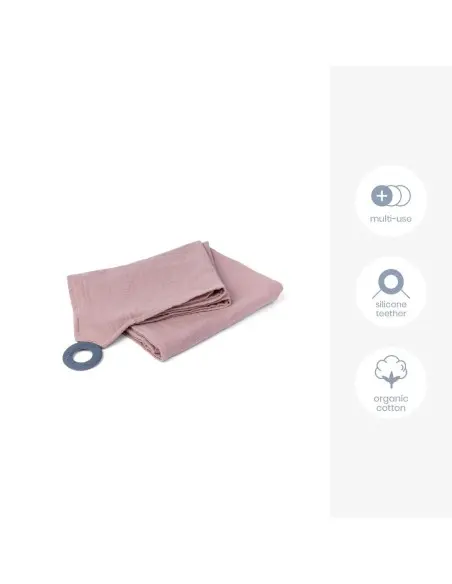 Doomoo breastfeeding bib, Mom'n Play Pink breastfeeding cape — photo 7