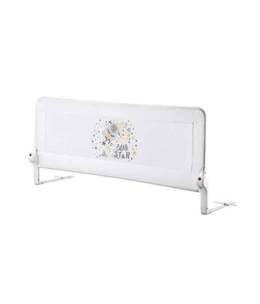 180° foldable bed rail 120 x 48.50 cm - White sheepskin