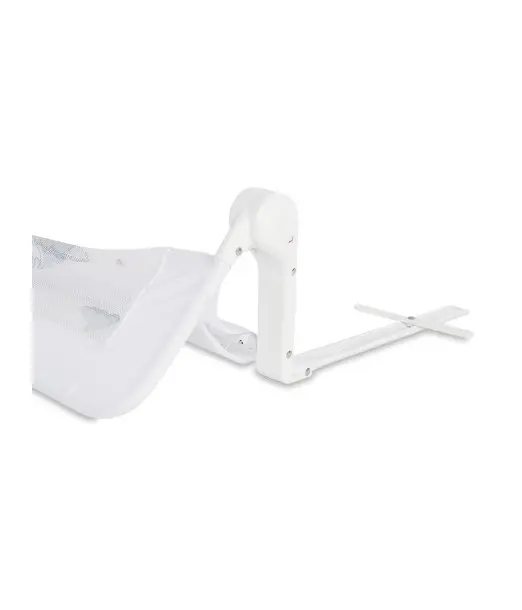 Barrière de Lit 180° Pliable 120 x 48,50 cm - Blanc Mouton 2