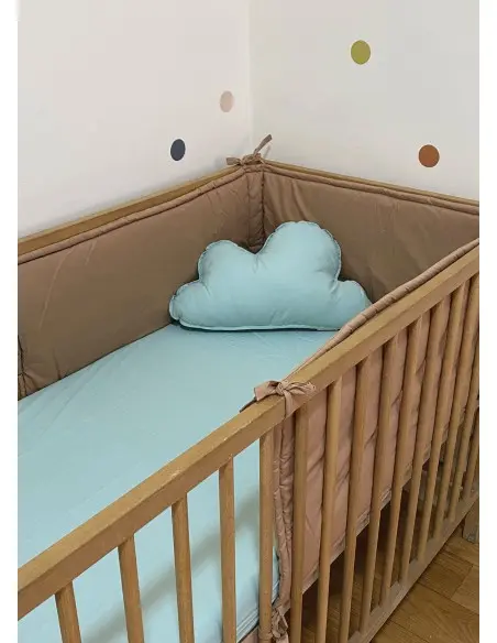 Minitribe crib bumper - camel