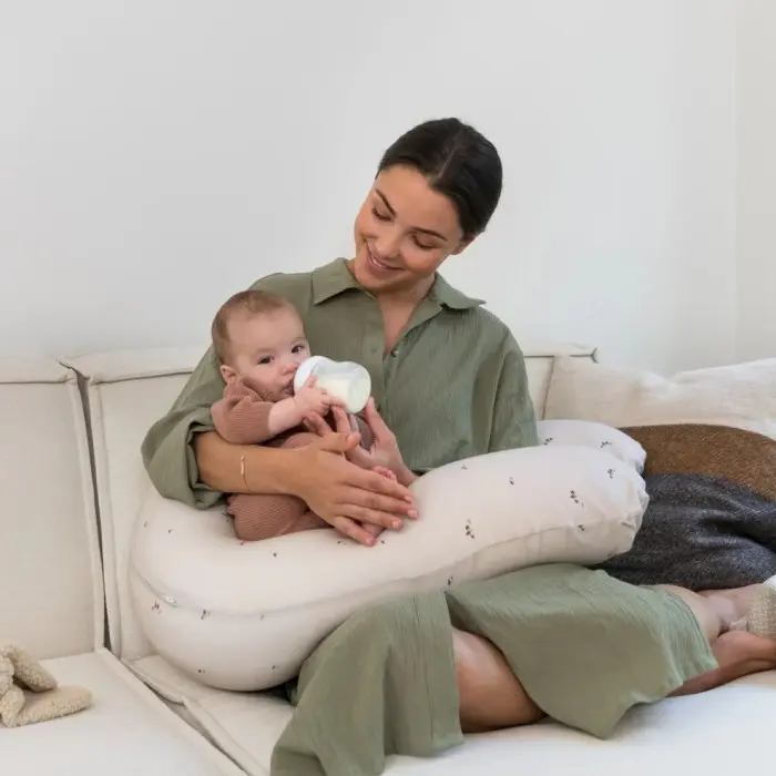 Doomoo Coussin de Grossesse et d'allaitement Buddy Mushrooms
