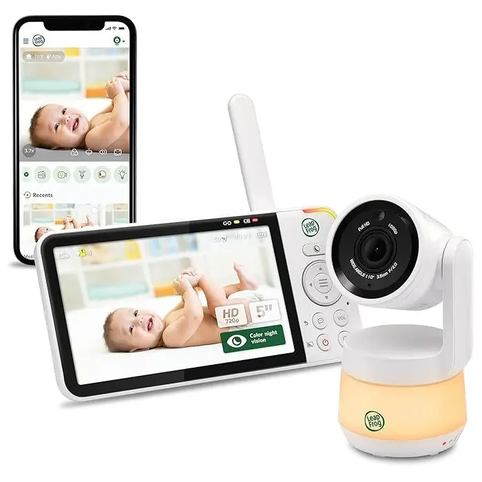 Babyphone Vidéo avec Wifi LCD HD 5" 720p Panoramique