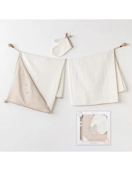 Sortie de bain 100% coton - Beige Sortie de bain - Maroc