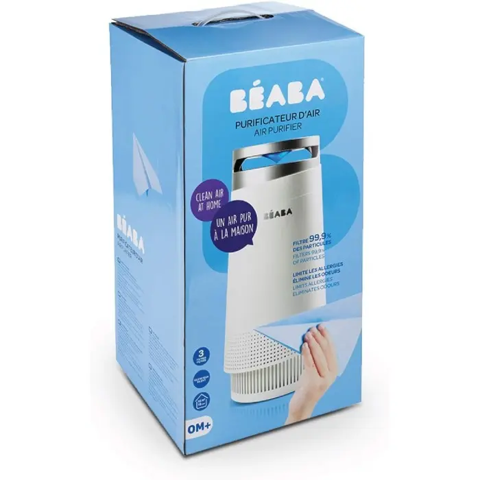 Béaba Purificateur d'Air Silencieux, Écran Tactile et Veilleuse