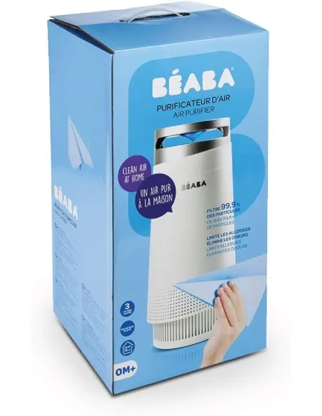 Béaba Purificateur d'Air Silencieux, Écran Tactile et Veilleuse