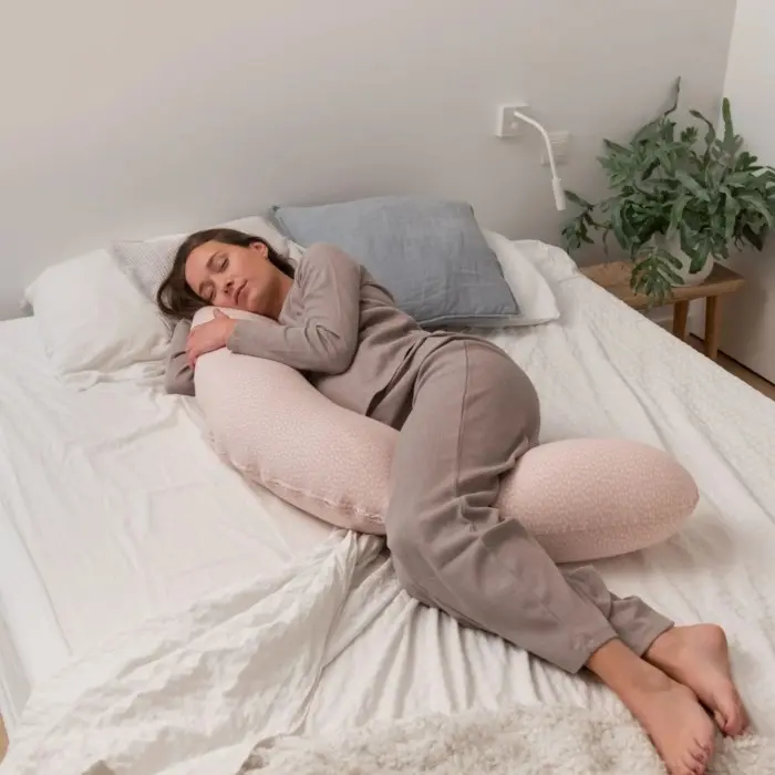 Doomoo Coussin de Grossesse et d'allaitement Buddy Cloudy Pink