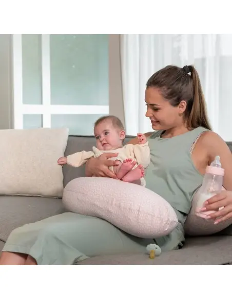 Doomoo pregnancy and breastfeeding cushion Buddy Cloudy Pink — photo 3