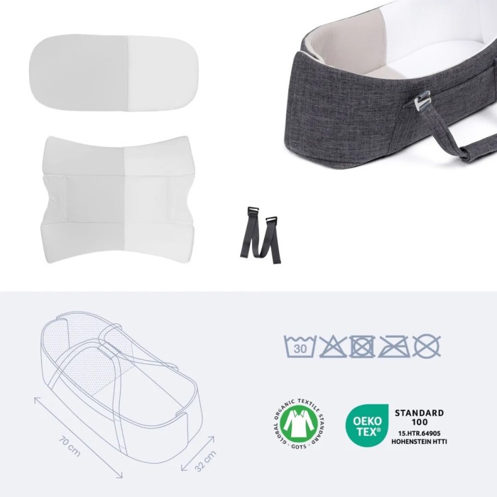 Doomoo Nest'n Go Grey 0m+ Lit / Cododo - Doomoo Maroc