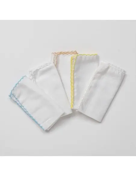 Washable cotton wipes x5 - Blue