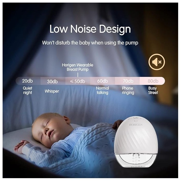 Horigen Tire-lait Électrique Simple Mains Libres – Confort et