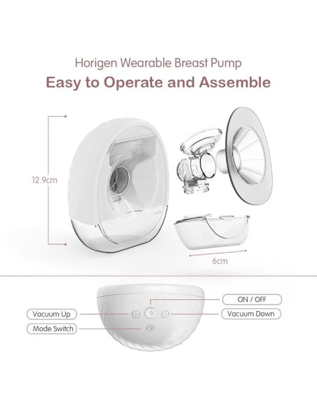 Horigen Tire-lait Électrique Simple Mains Libres – Confort et