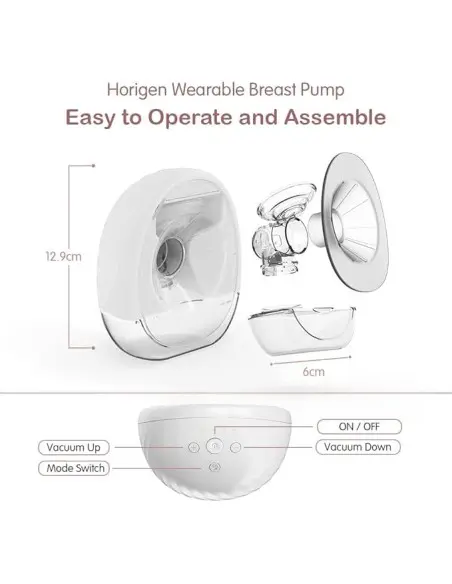 Horigen Electric Double Hands-Free Breast Pump – Comfort and Performance — photo 6