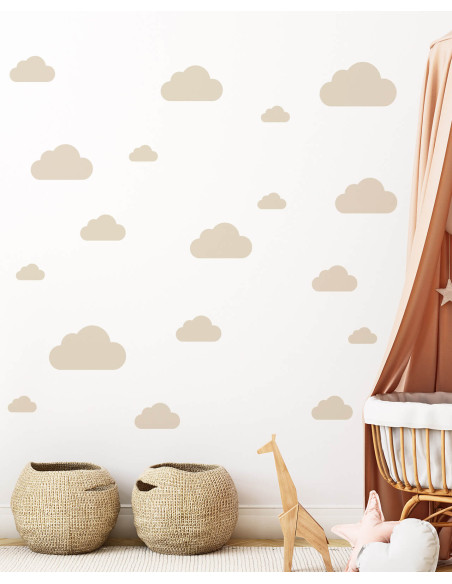Sticker pour Chambre Bébé et Enfant – Nuage Déco chambre bébé 