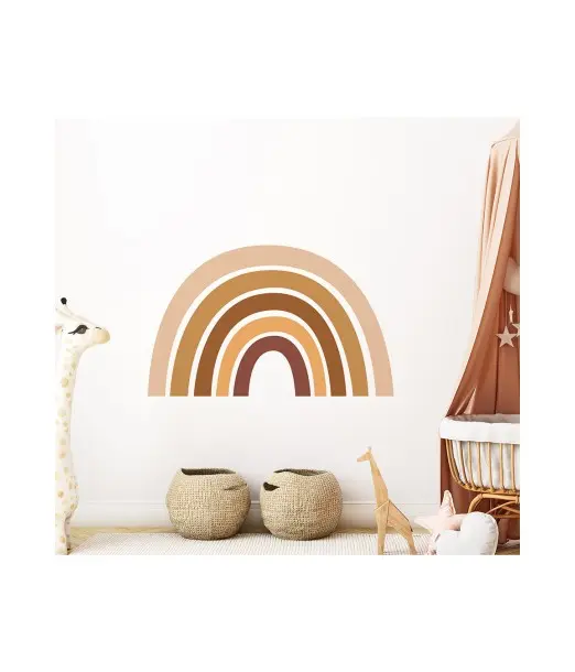 Sticker pour Chambre Bébé et Enfant – Arc en ciel Géant Déco
