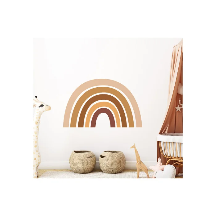 Sticker pour Chambre Bébé et Enfant – Arc en ciel Géant Déco