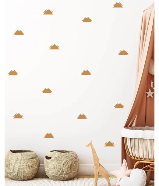 Sticker for baby and children's room – Half Sun