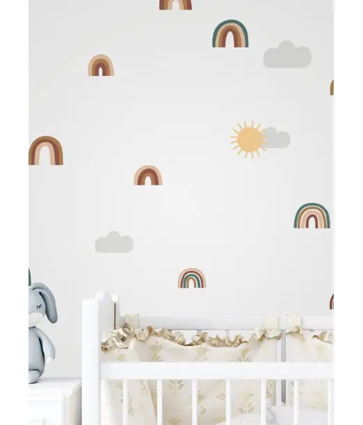 Sticker pour Chambre Bébé et Enfant - Rainbow Déco chambre bébé