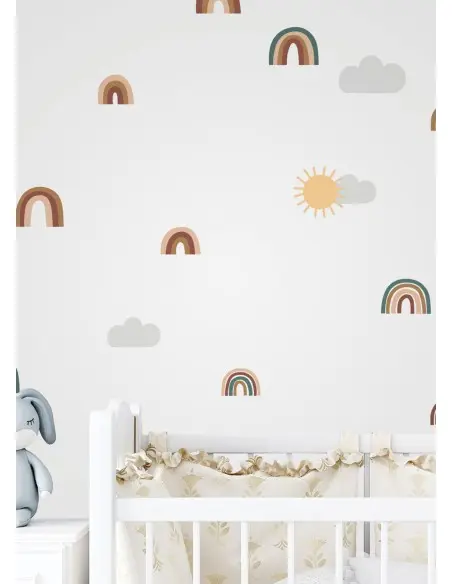Sticker for baby and children's room - Rainbow