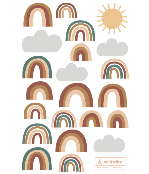 Sticker pour Chambre Bébé et Enfant - Rainbow Déco chambre bébé 2