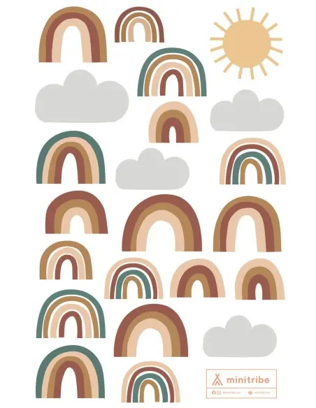 Sticker pour Chambre Bébé et Enfant - Rainbow Déco chambre bébé