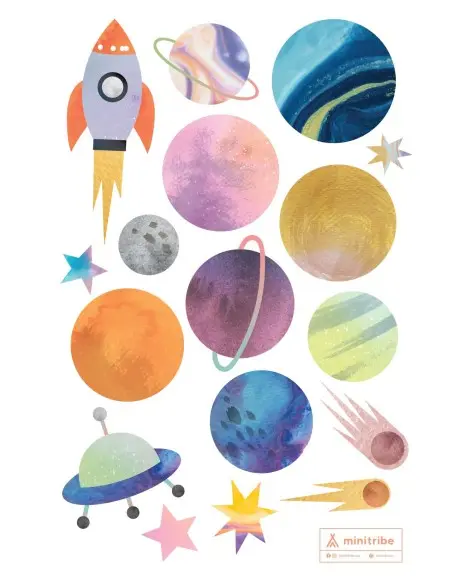 Wall sticker for baby and children's room — Space — photo 5