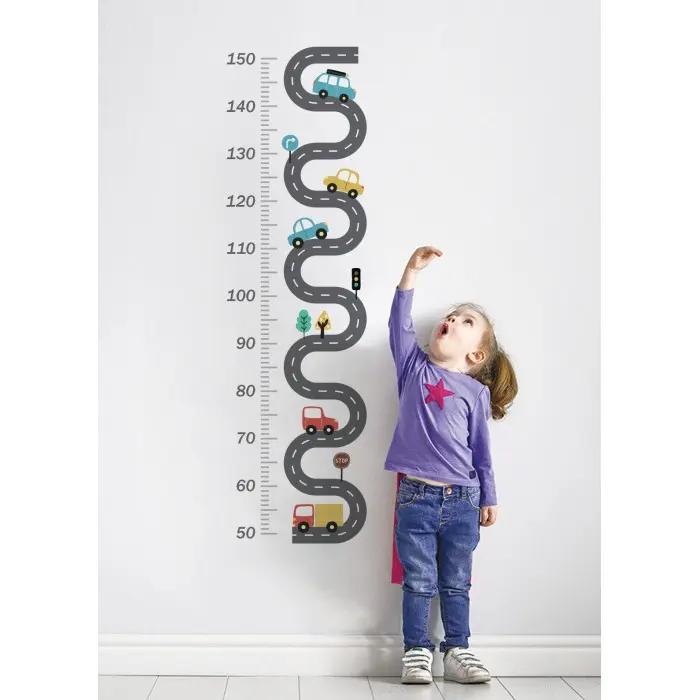 Sticker de Croissance pour Chambre Bébé et Enfant - Voitures