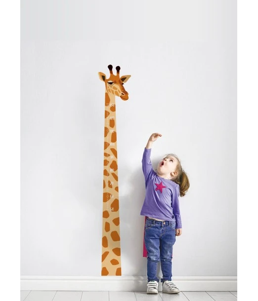 Growth sticker for baby and children's room - Giraffe