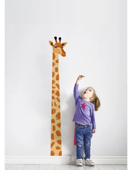 Growth sticker for baby and children's room - Giraffe