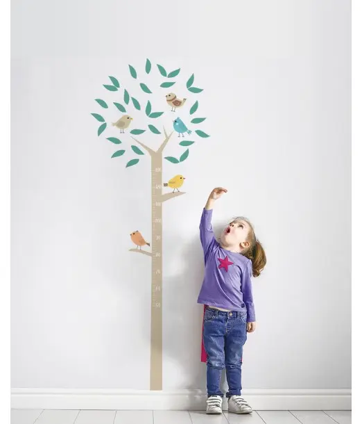 Sticker de Croissance pour Chambre Bébé et Enfant - Arbre Déco
