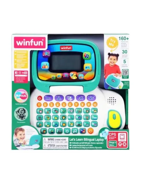 Winfun Ordinateur à 30 activités Bilingue Français - Anglais