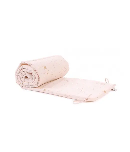 Nobodinoz Tour de lit Nest Gold Stella Pink Tour de lit -