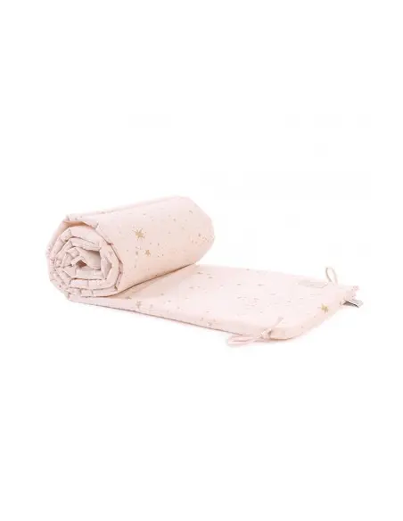 Nobodinoz Tour de lit Nest Gold Stella Pink Tour de lit -