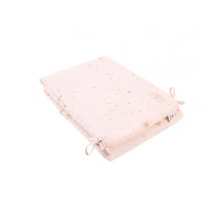 Nobodinoz Tour de lit Nest Gold Stella Pink Tour de lit -