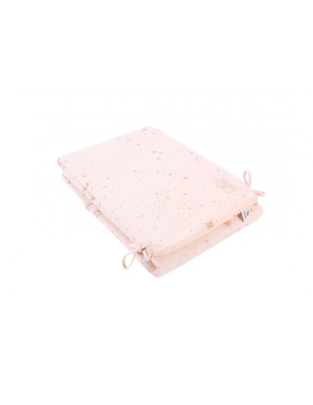 Nobodinoz Tour de lit Nest Gold Stella Pink Tour de lit -