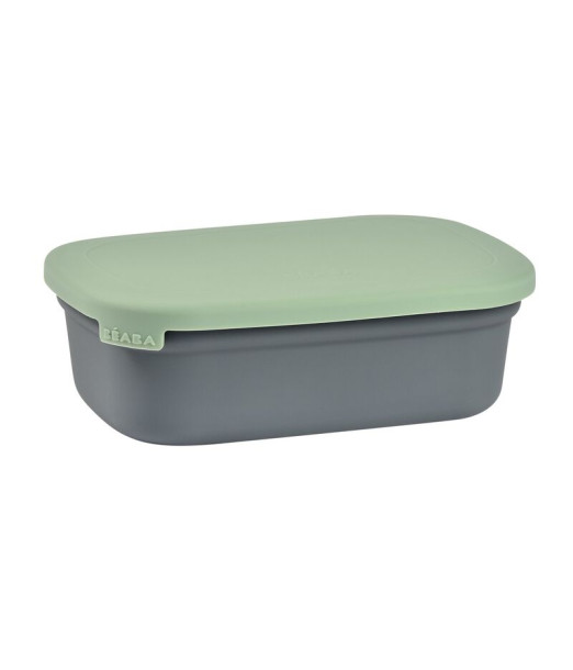 Béaba Boîte repas céramique Gris minéral/Vert sauge 4m+