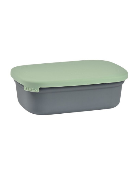 Béaba Boîte repas céramique Gris minéral/Vert sauge 4m+
