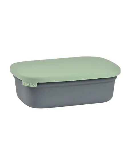 Béaba Boîte repas céramique Gris minéral/Vert sauge 4m+