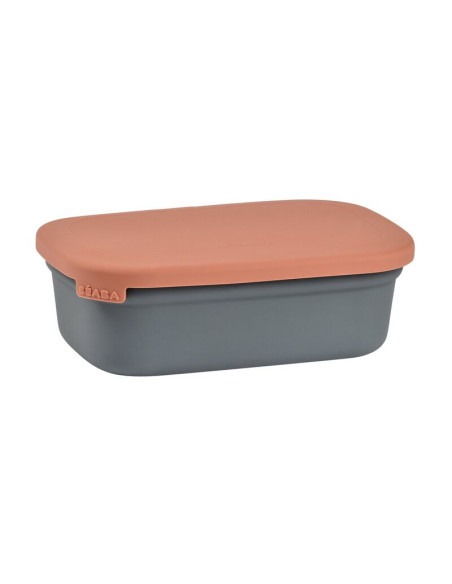 Béaba Boîte repas céramique Gris minéral/Terracotta 4m+
