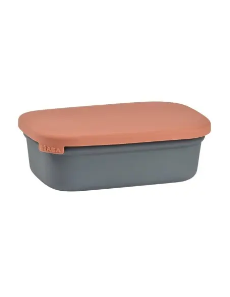 Béaba Boîte repas céramique Gris minéral/Terracotta 4m+