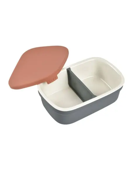 Béaba Boîte repas céramique Gris minéral/Terracotta 4m+