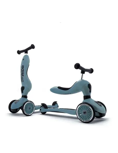 Scoot and Ride kids' scooter Highwaykick 1 — Steel Blue — photo 3