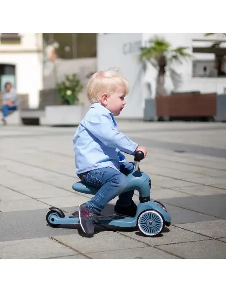 Scoot and Ride kids' scooter Highwaykick 1 — Steel Blue — photo 5