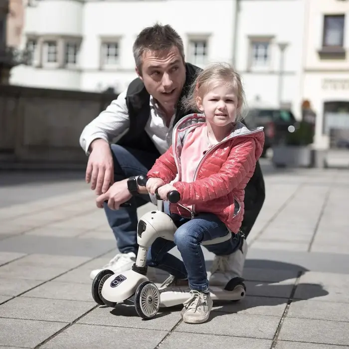 Scoot and Ride Trotinette pour enfant Highwaykick 1 - Ecru