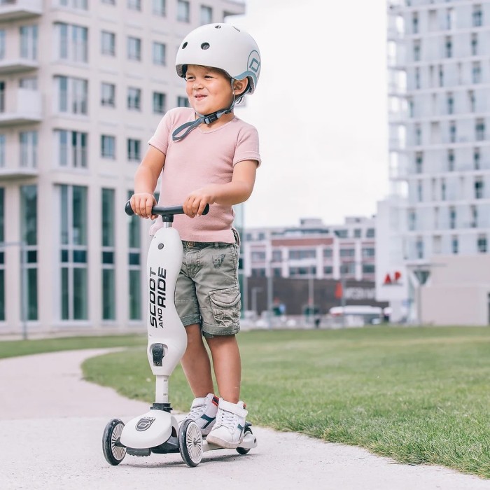 Scoot and Ride Trotinette pour enfant Highwaykick 1 - Ecru