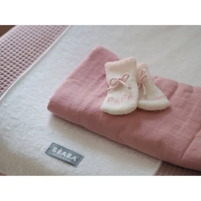 Béaba Lot De 2 Langes XXL En Coton 120 X 120 cm - Bridal Pink /