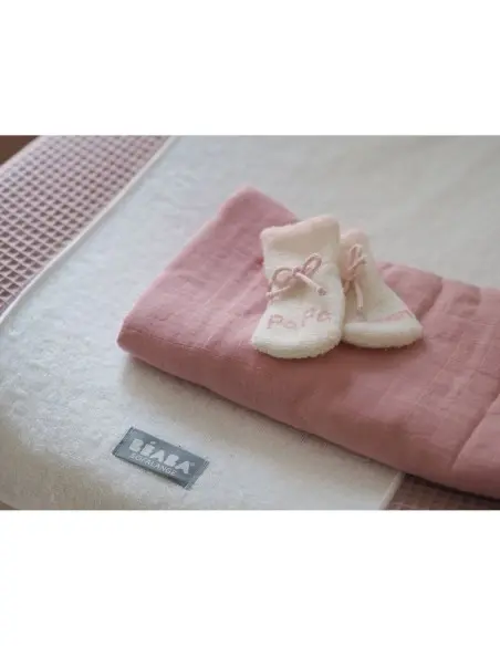 Béaba Lot De 2 Langes XXL En Coton 120 X 120 cm - Bridal Pink /