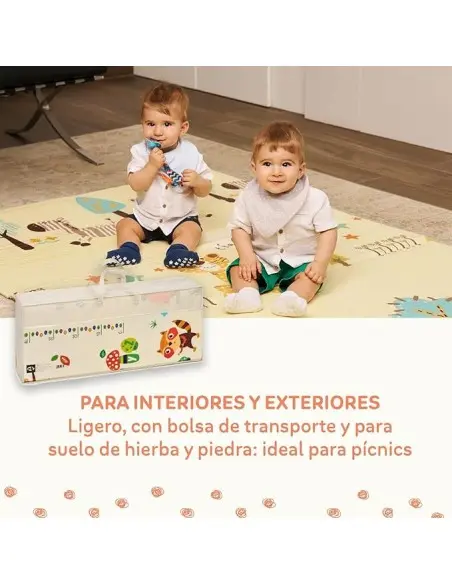 MS Innovaciones Tapis de jeu pour bébé XXL Double face Pliable