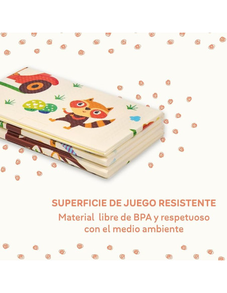 MS Innovaciones Tapis de jeu pour bébé XXL Double face Pliable
