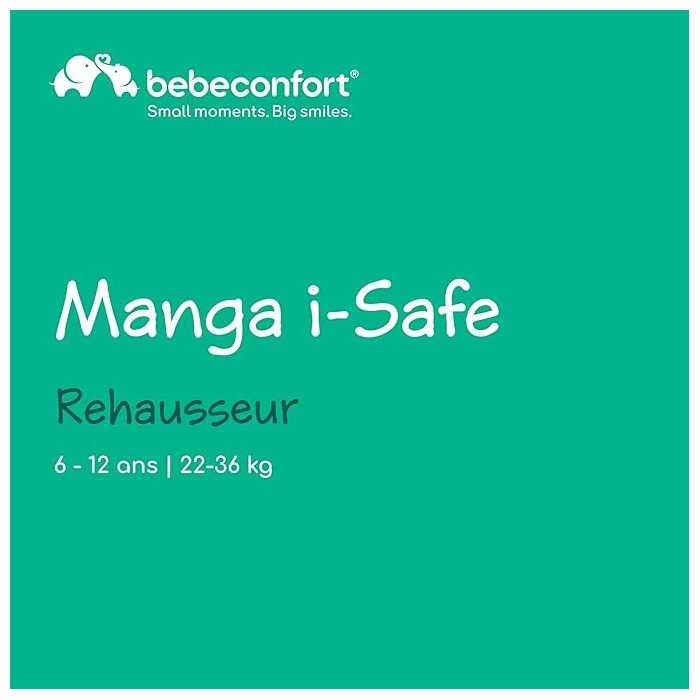 Bébé Confort Réhausseur Auto Gaia i-Safe Black Réhausseur -